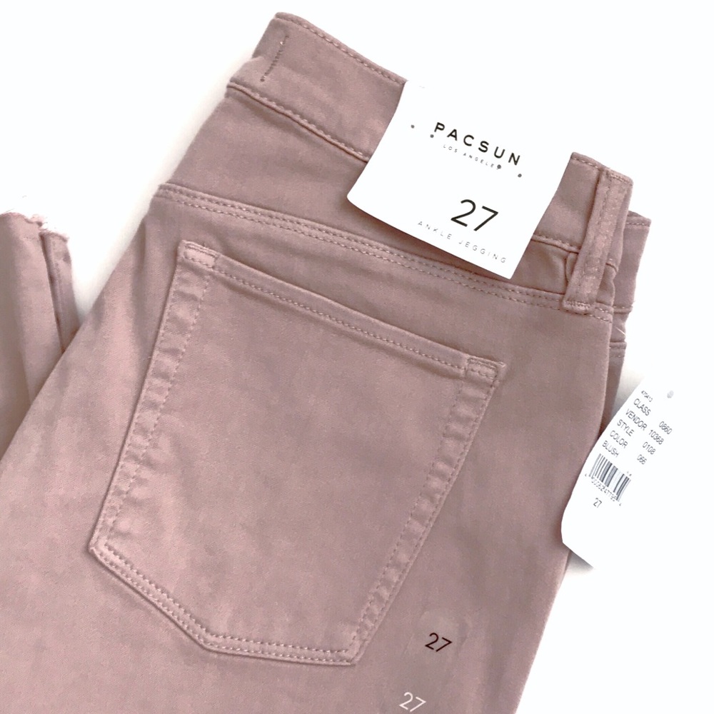 PacSun Super Stretch Raw Uncut Hem Ankle Jegging